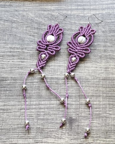 Macrame earrings